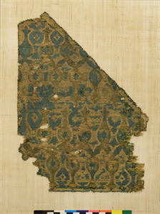 Image of Fragment with Vase Shaped Repeat Pattern