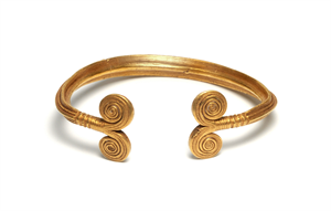 Image of Bracelet with Spiral Ends