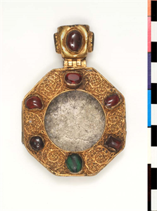 Image of Reliquary Pendant with Half-Length Figure of St. Stephen