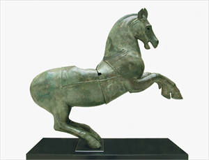 Image of Statue of Rearing Horse