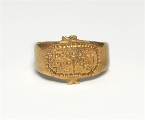 Image of Ring with Inscription on Bezel