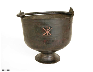 Image of Bucket with Four Christograms