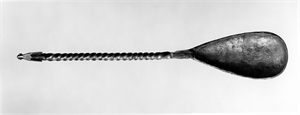 Image of Spoon with Spirally Fluted Handle