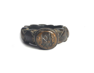 Image of Ring with Monogram