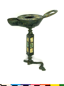 Image of Lamp with Attached Stand