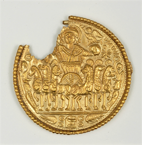 Image of Fragmentary Medallion of Emperor in a Chariot