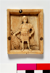 Image of Standing Warrior from a Rosette Casket 