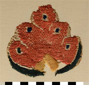 Image of Fragment of a Hanging with Flower