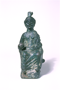 Image of Steelyard Weight in the Form of a Seated Emperor