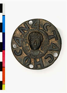 Image of Stamp (?) with Female Head Inscribed ANACTACHOC