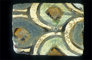 Image of Fragment of Painted Tile