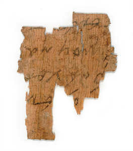 Image of Inscribed Papyrus Fragment