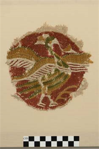 Image of Fragment of a Hanging or Cover with Bird