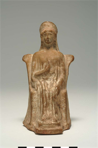 Image of Statuette of Seated Female Figure