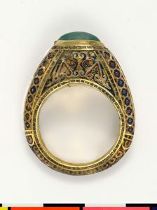 Image of Gold and Enamel Ring