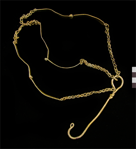 Image of Three Chains Suspended from a Hook