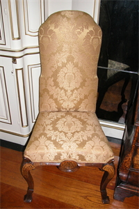 Image of George I seaweed marquetry side chair (one of a set of six)