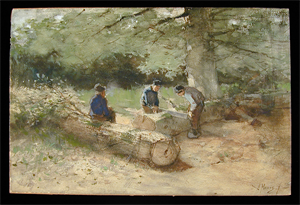 Image of Three Woodcutters