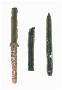 Image of Obsidian Blades with Gold Handle