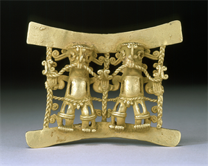 Image of Double-Figure Pendant