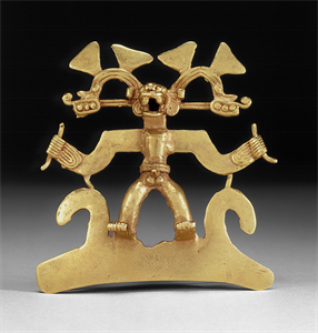 Image of Masked-Figure Pendant