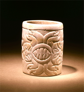 Image of Cup With Stylized Spiders